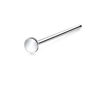Pin Shaped Silver Straight Nose Stud NSKA-70
